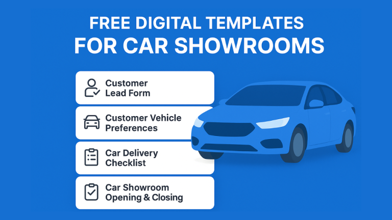 Free Digital Templates for Car Showrooms
